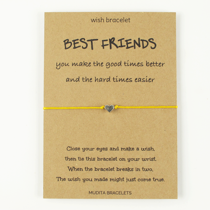 Best Friends And Good Times Wish Bracelet