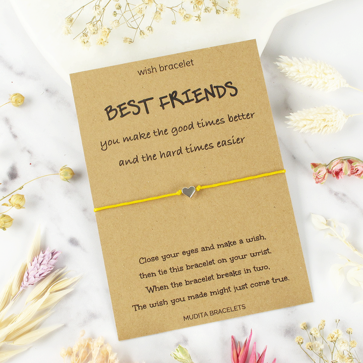 Best Friends And Good Times Wish Bracelet