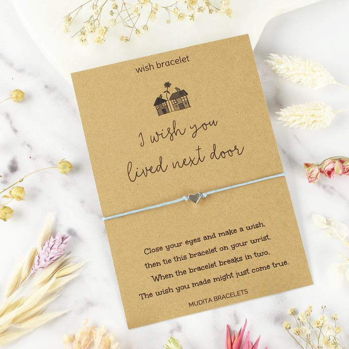 I Wish You Lived Next Door Wish Bracelet