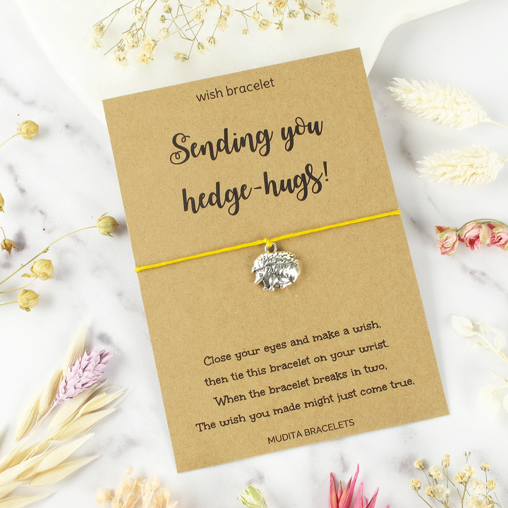 Sending You Hedge-Hugs Wish Bracelet