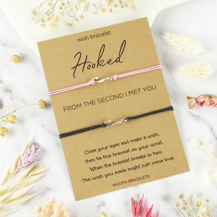 Hooked From The Second I Met You Wish Bracelets