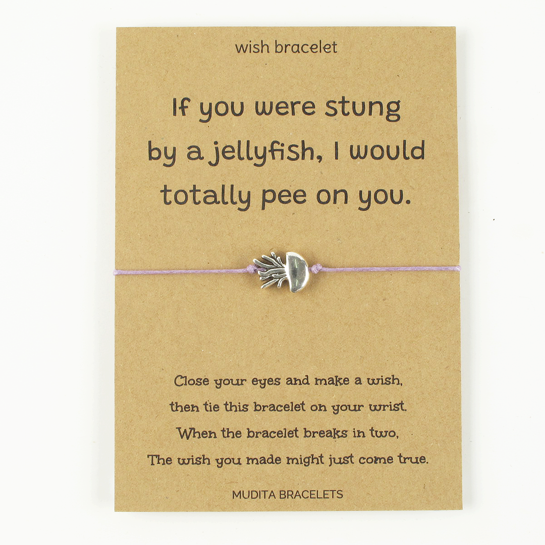 Stung By A Jellyfish Wish Bracelet