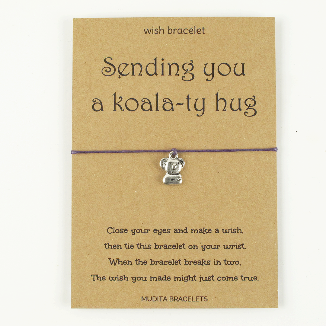 Sending You A Koala-Ty Hug Wish Bracelet