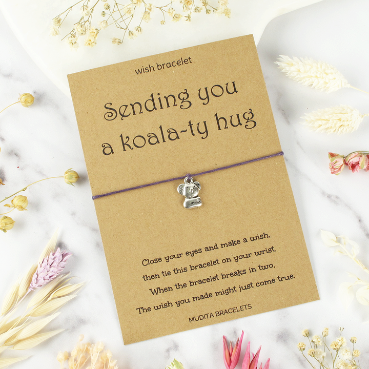 Sending You A Koala-Ty Hug Wish Bracelet