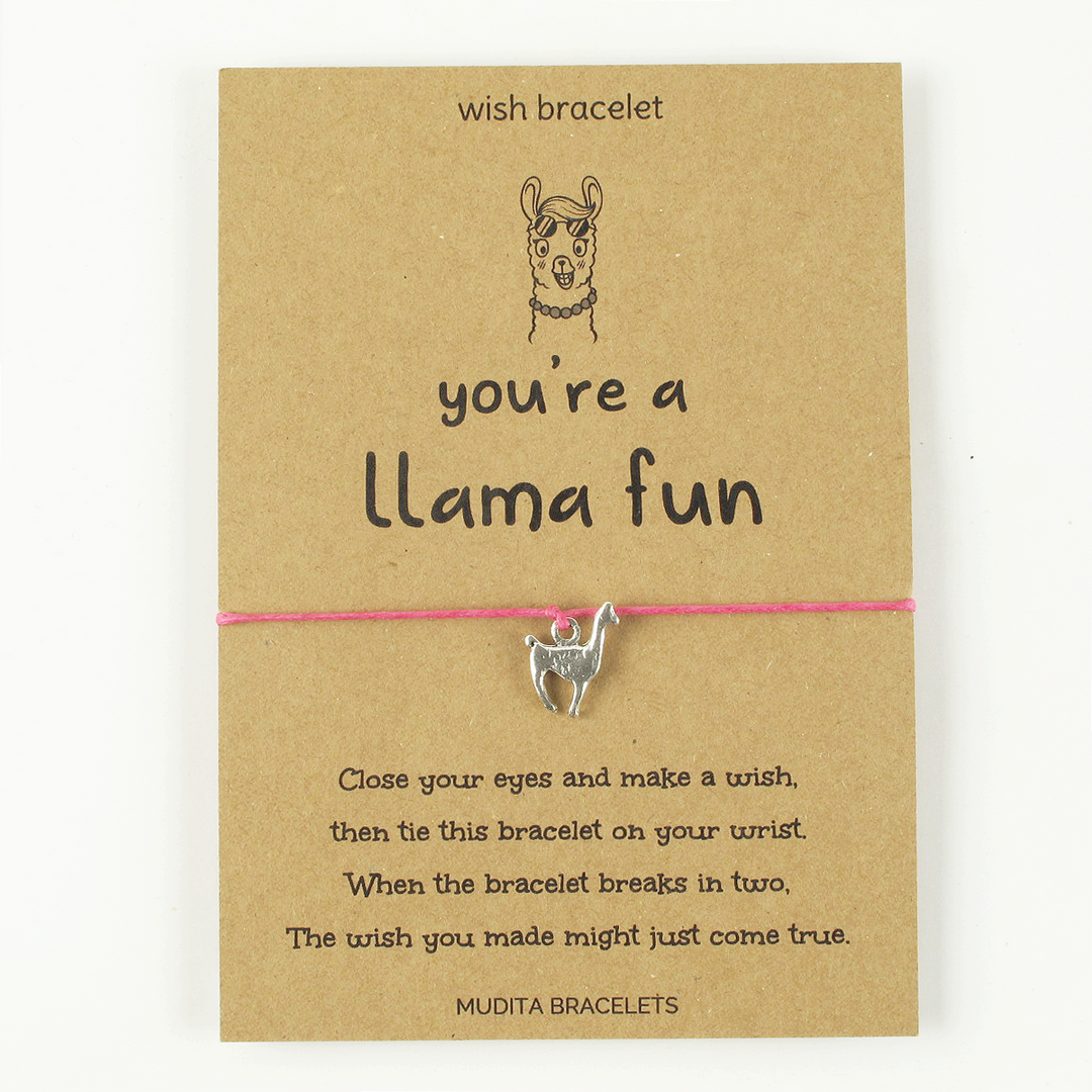 You're A Llama Fun Wish Bracelet