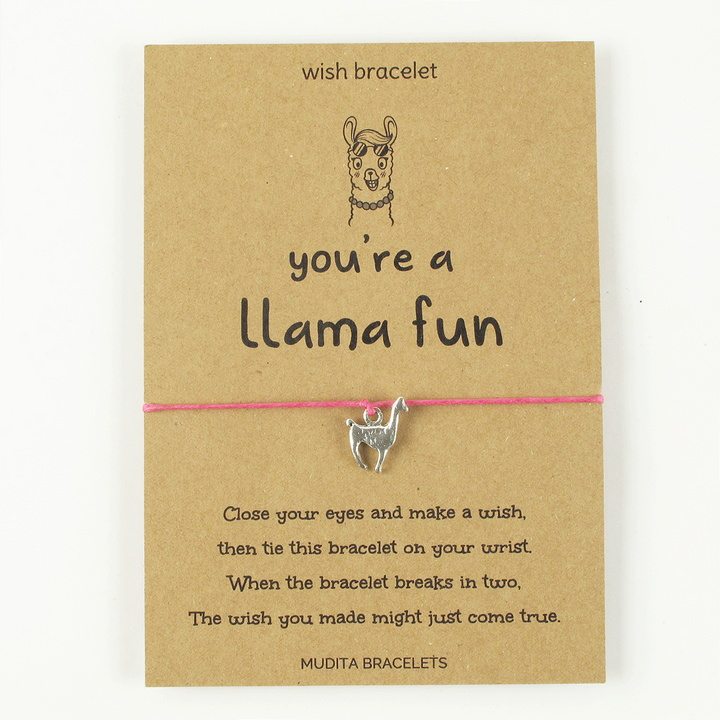 You're A Llama Fun Wish Bracelet