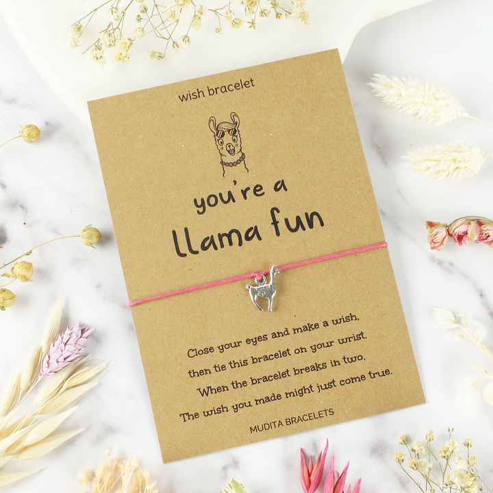 You're A Llama Fun Wish Bracelet