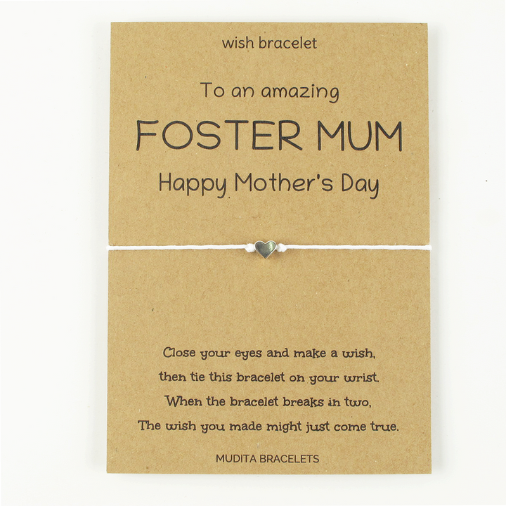 Foster Mum Mother's Day Wish Bracelet