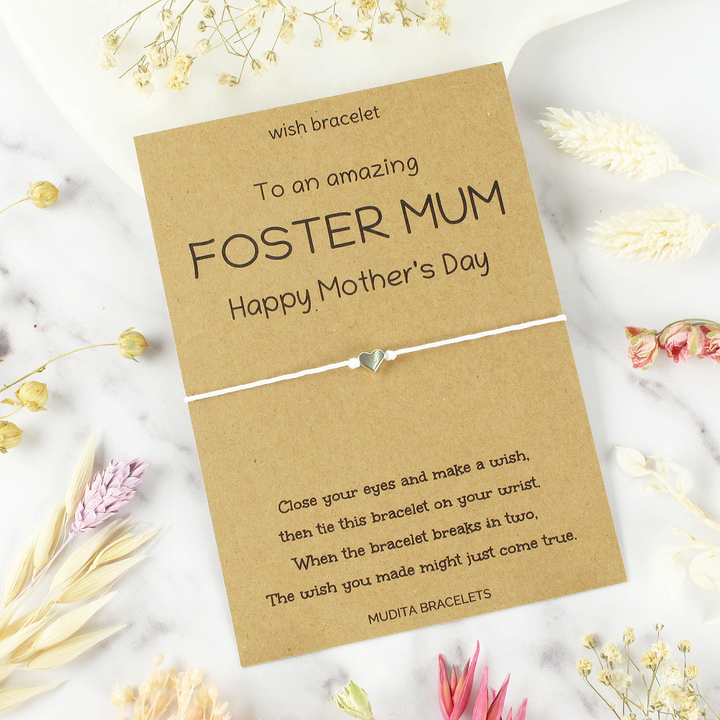 Foster Mum Mother's Day Wish Bracelet