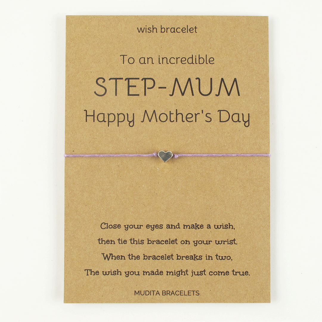 Step Mum Mother's Day Wish Bracelet