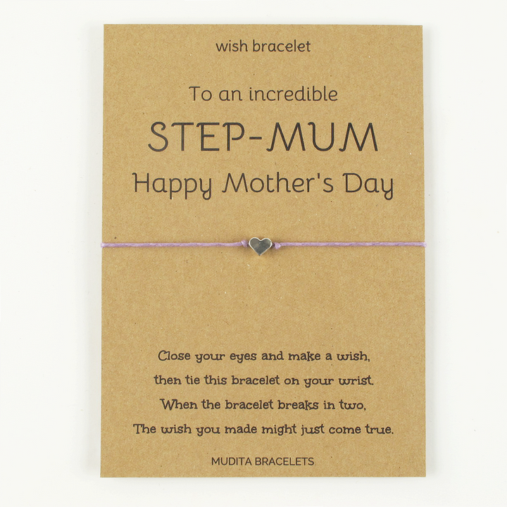 Step Mum Mother's Day Wish Bracelet