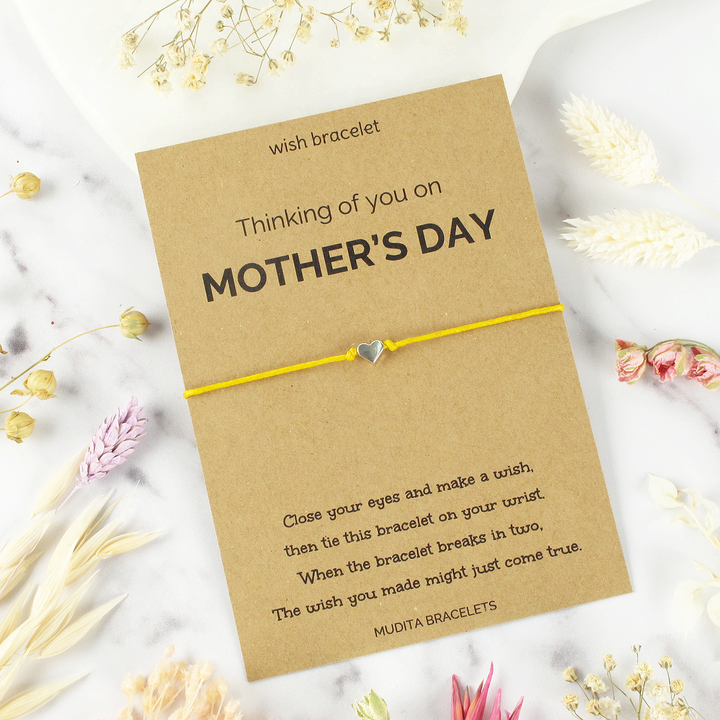 Thinking Of You On Mother's Day Wish Bracelet