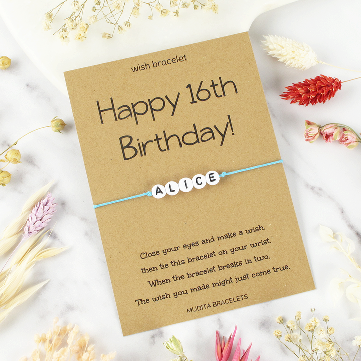 Personalised Birthday Name Bracelet