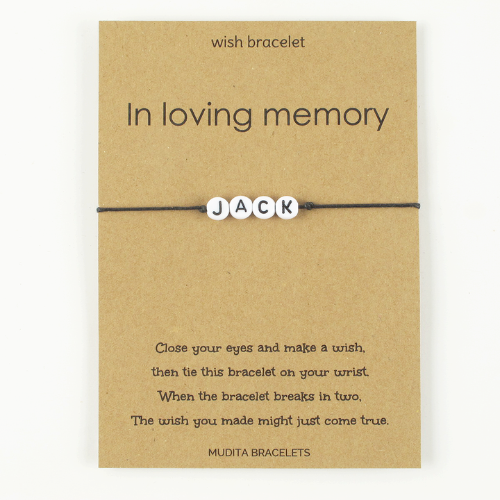 In Loving Memory Name Bracelet