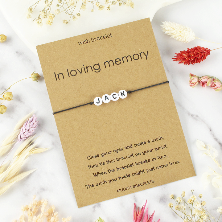 In Loving Memory Name Bracelet