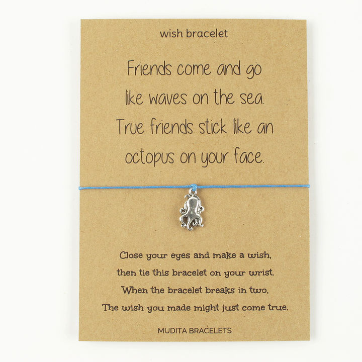 True Friends Stick Like An Octopus Wish Bracelet