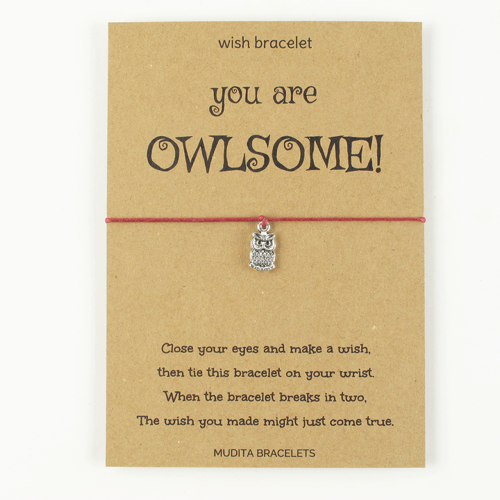 You Are Owlsome Wish Bracelet