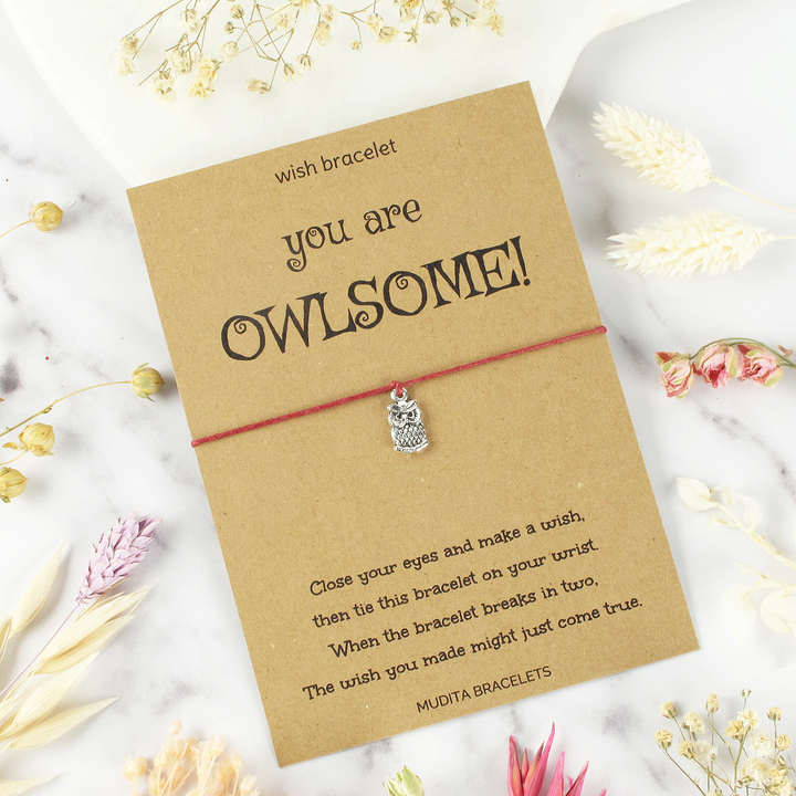 You Are Owlsome Wish Bracelet