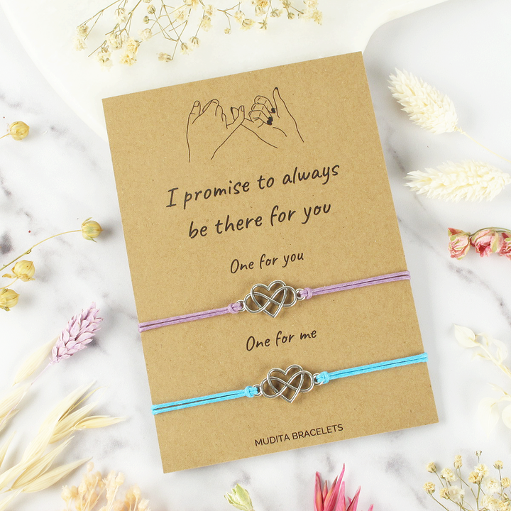 Pinky Promise Infinity Heart Wish Bracelets