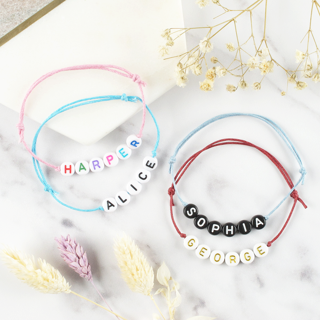 Personalised Birthday Name Bracelet