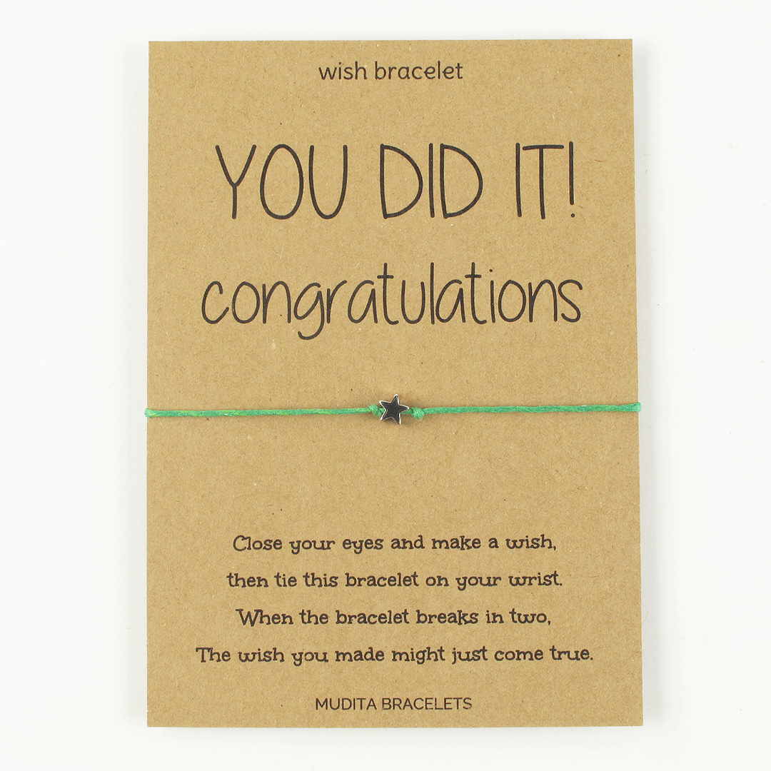 You Did It Wish Bracelet