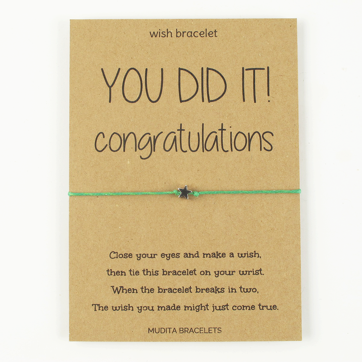 You Did It Wish Bracelet