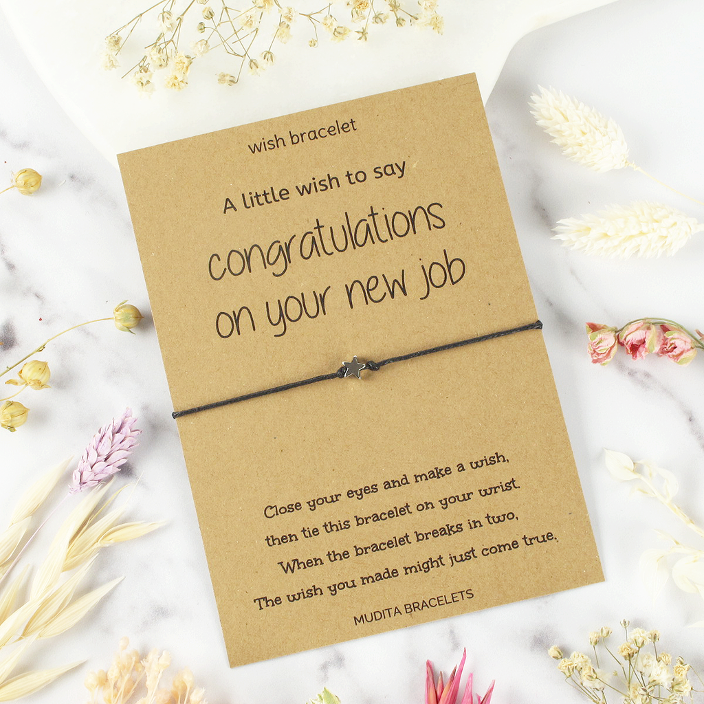Congratulations On Your New Job Wish Bracelet