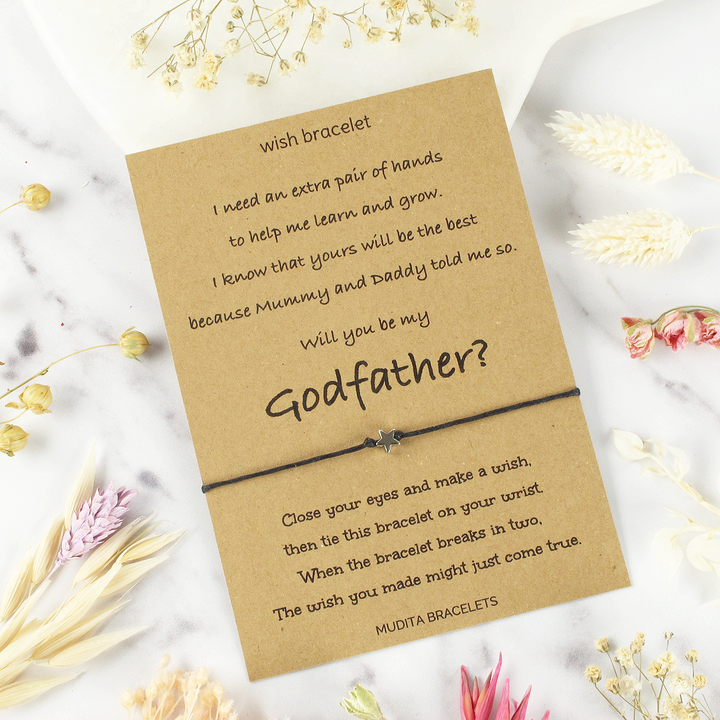 Godfather An Extra Pair Of Hands Wish Bracelet