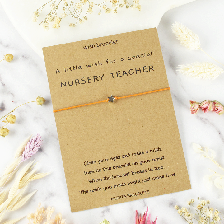 A Special Nursery Teacher Wish Bracelet
