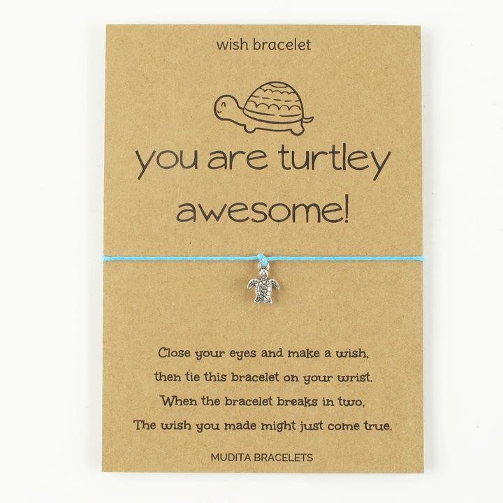 You Are Turtley Awesome Wish Bracelet