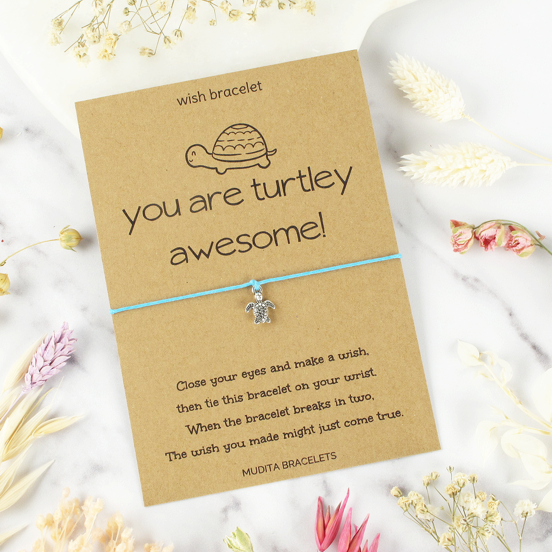 You Are Turtley Awesome Wish Bracelet