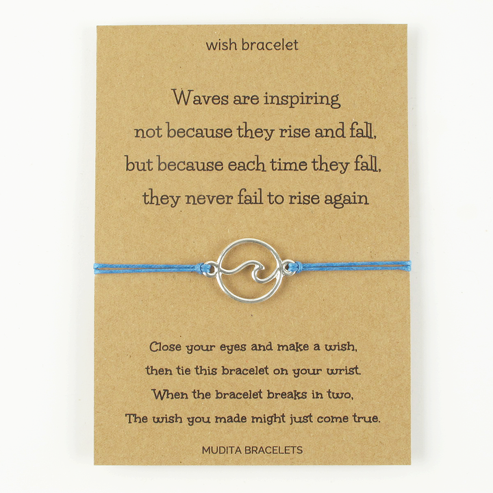 Waves Are Inspiring Wish Bracelet