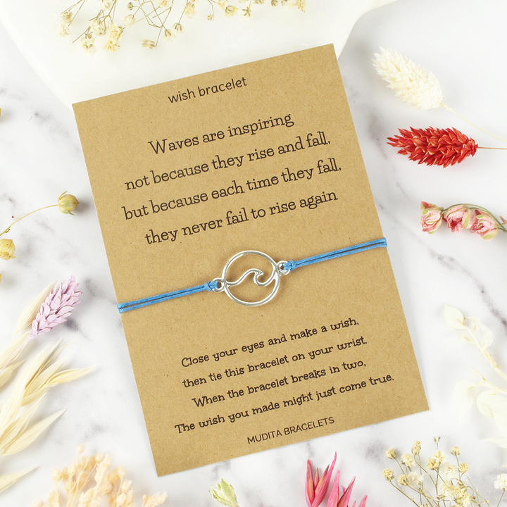 Waves Are Inspiring Wish Bracelet