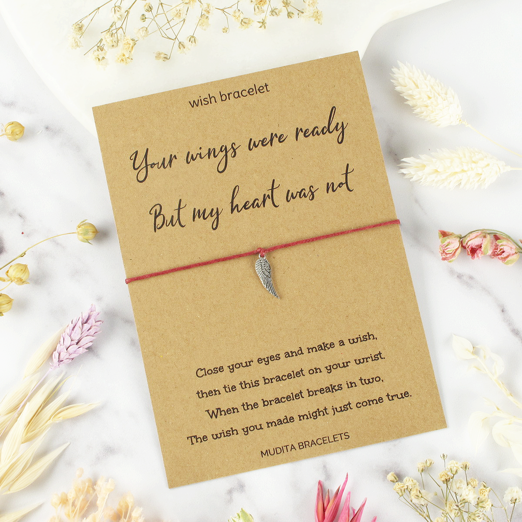 Your wings were ready but online my heart was not bracelet