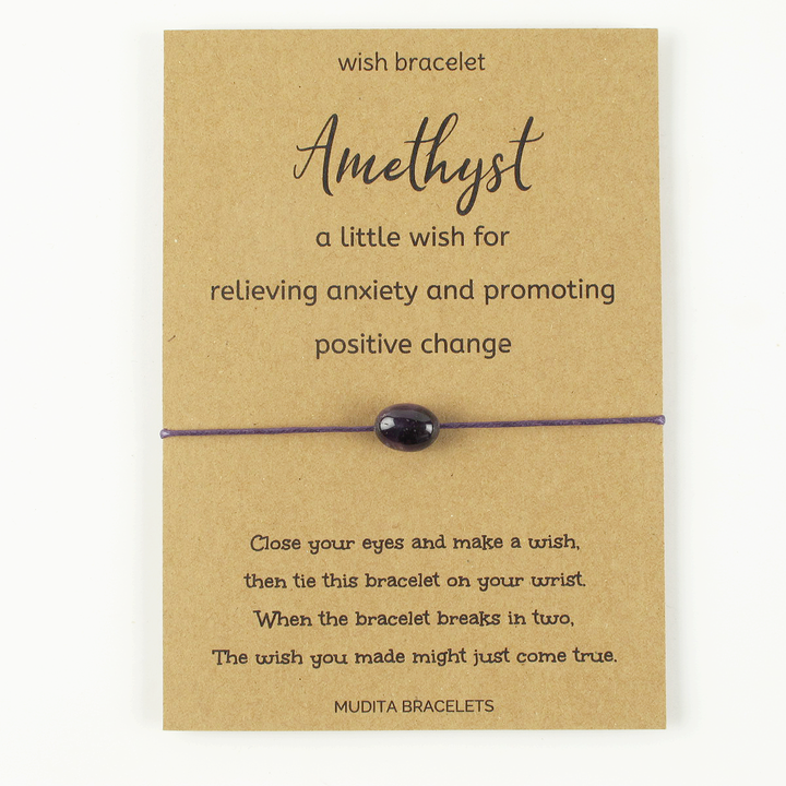 Amethyst Wish Bracelet