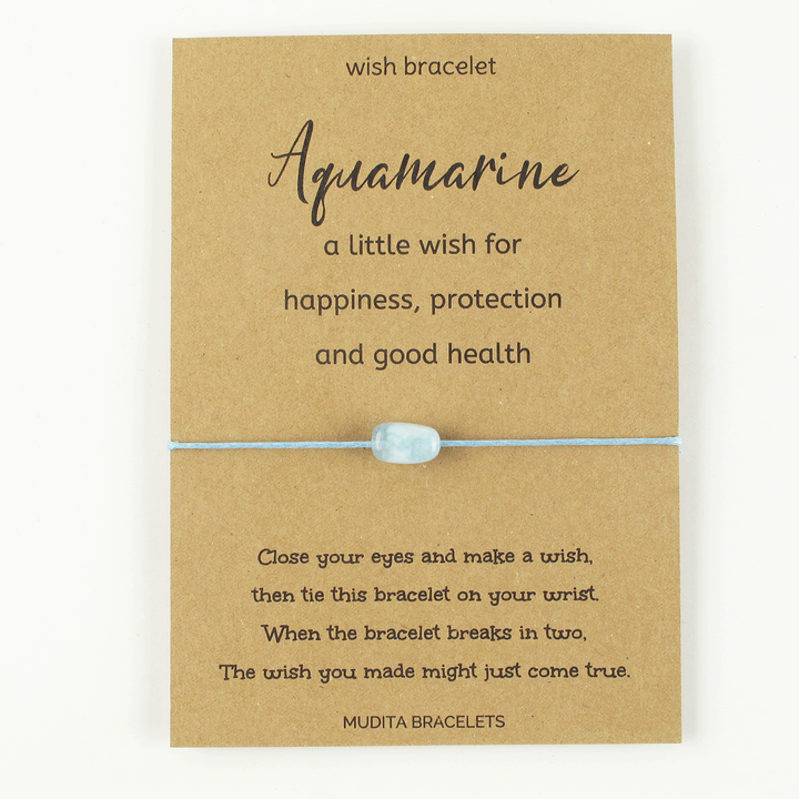 Aquamarine Wish Bracelet