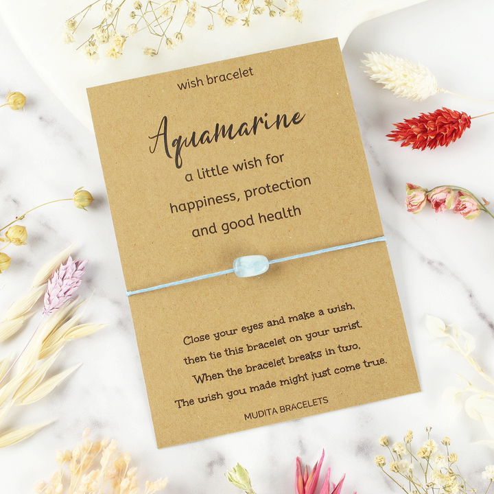 Aquamarine Wish Bracelet