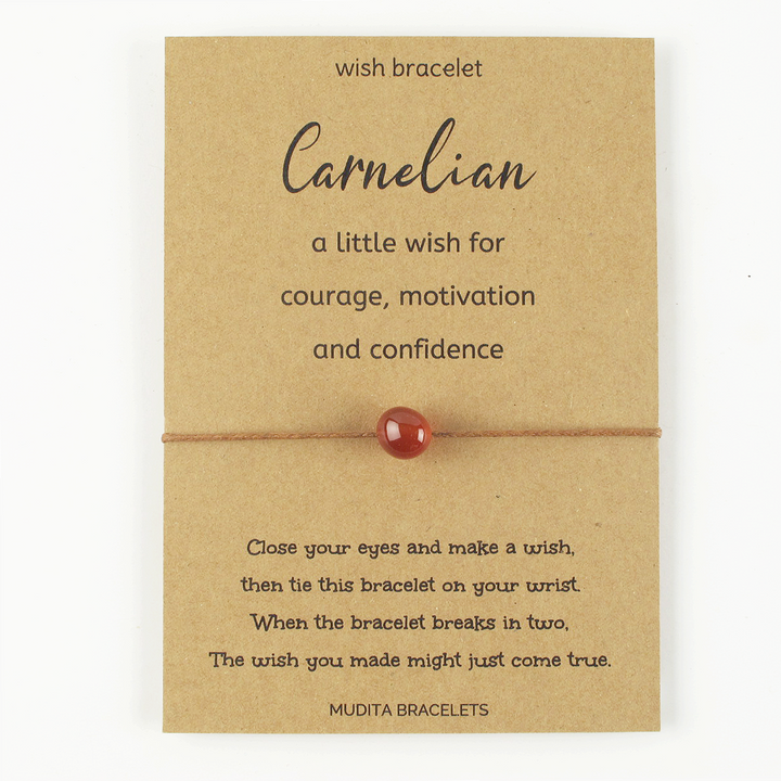 Carnelian Wish Bracelet