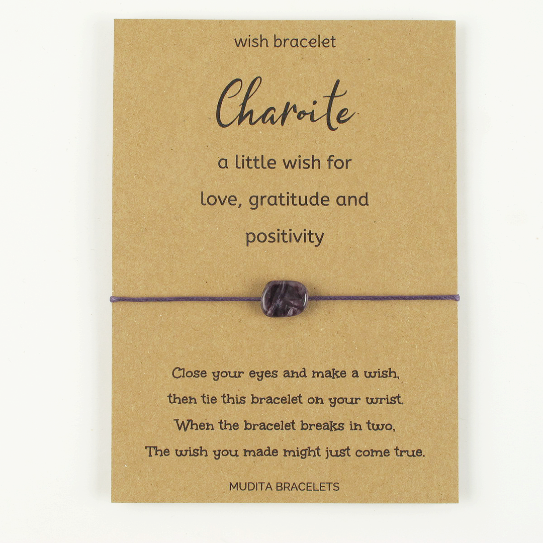 Charoite Wish Bracelet