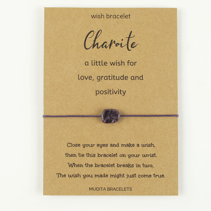 Charoite Wish Bracelet