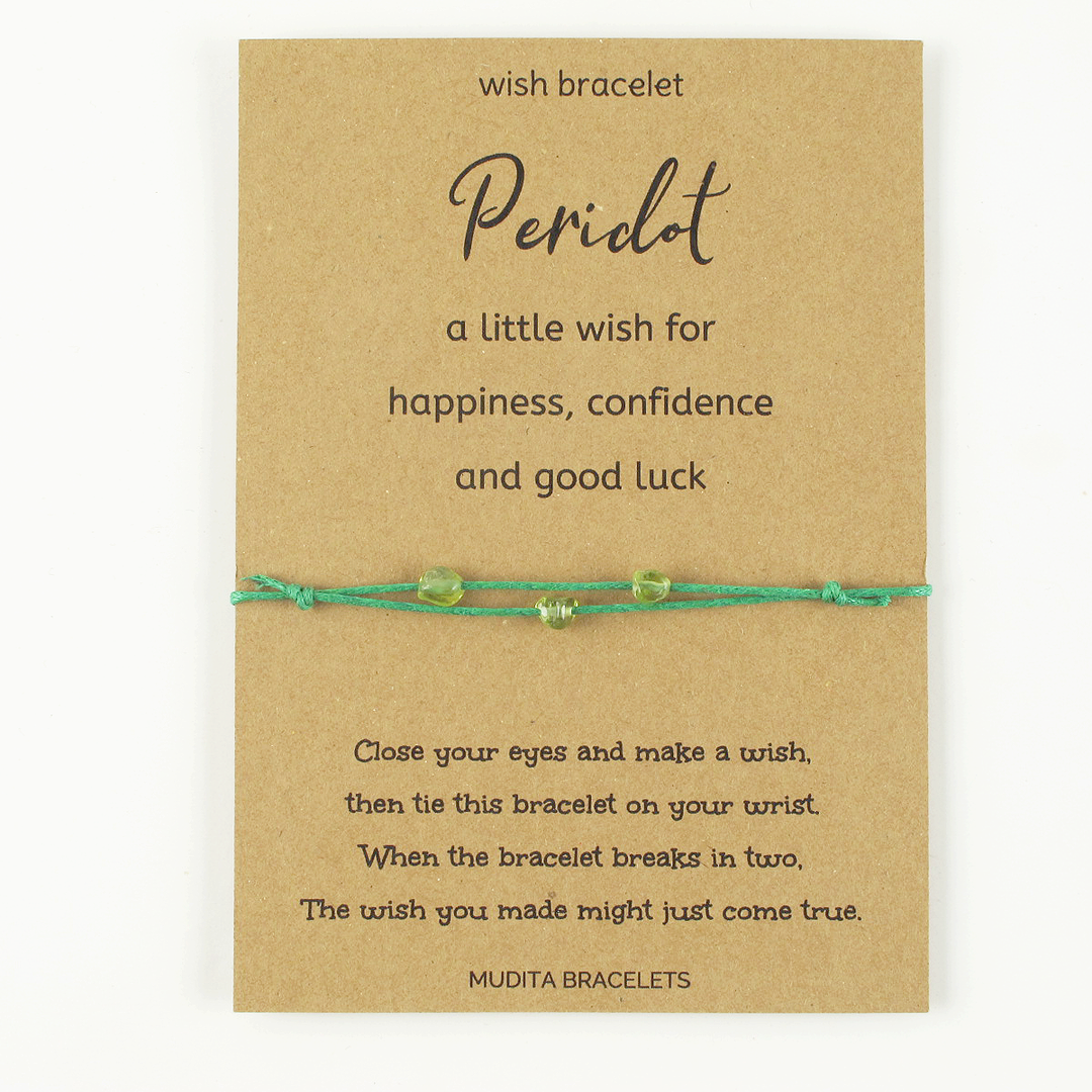 Peridot Wish Bracelet