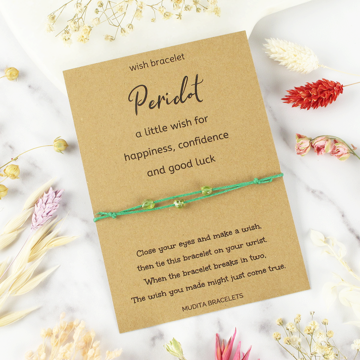 Peridot Wish Bracelet